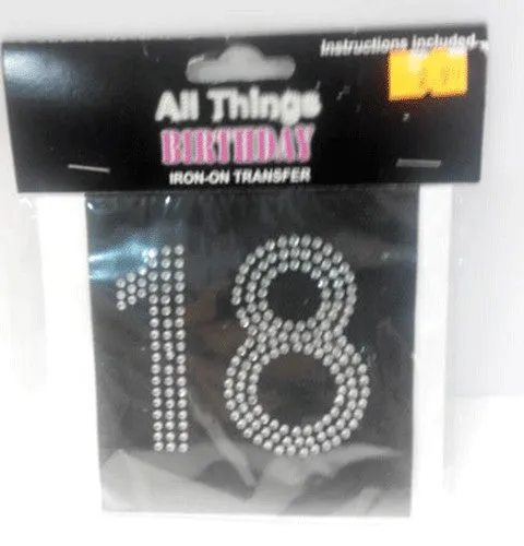 18 - Iron On - Silver