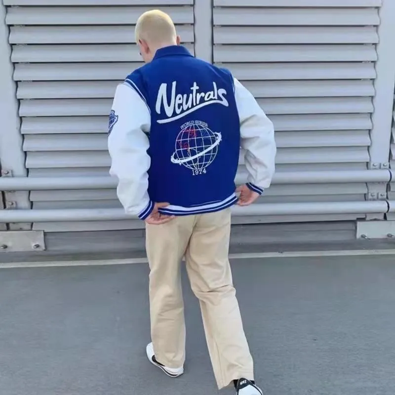 Alaska Varsity Jacket Men's Autumn and Winter Baseball Uniform Sports Jacket Jacket