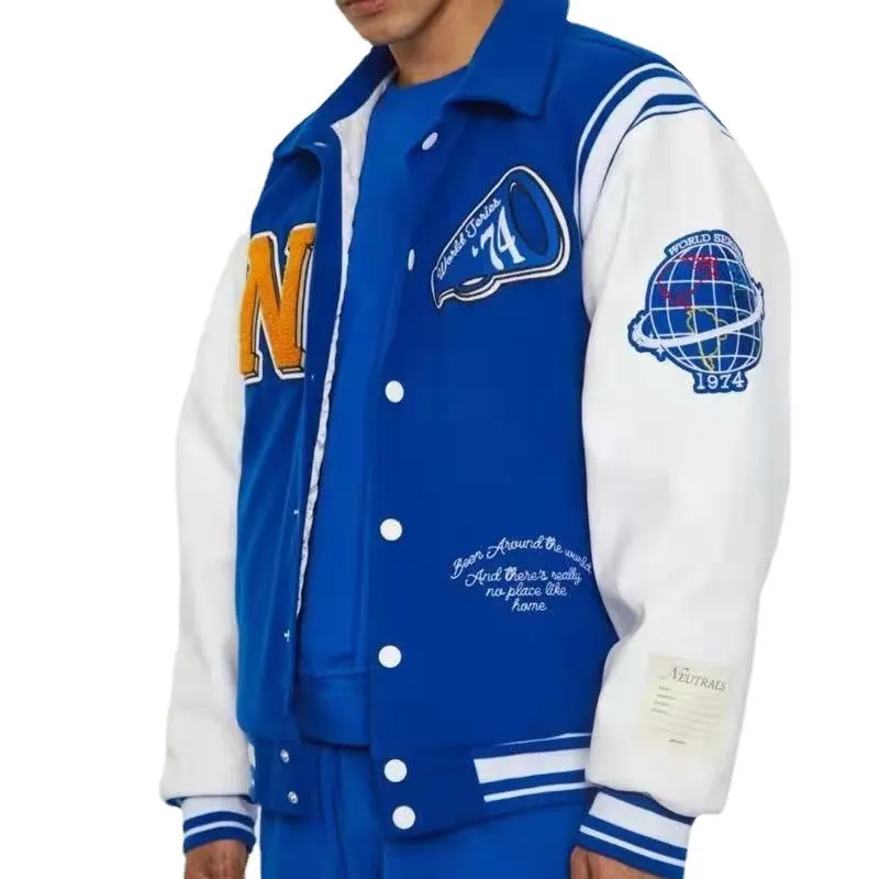 Alaska Varsity Jacket Men's Autumn and Winter Baseball Uniform Sports Jacket Jacket