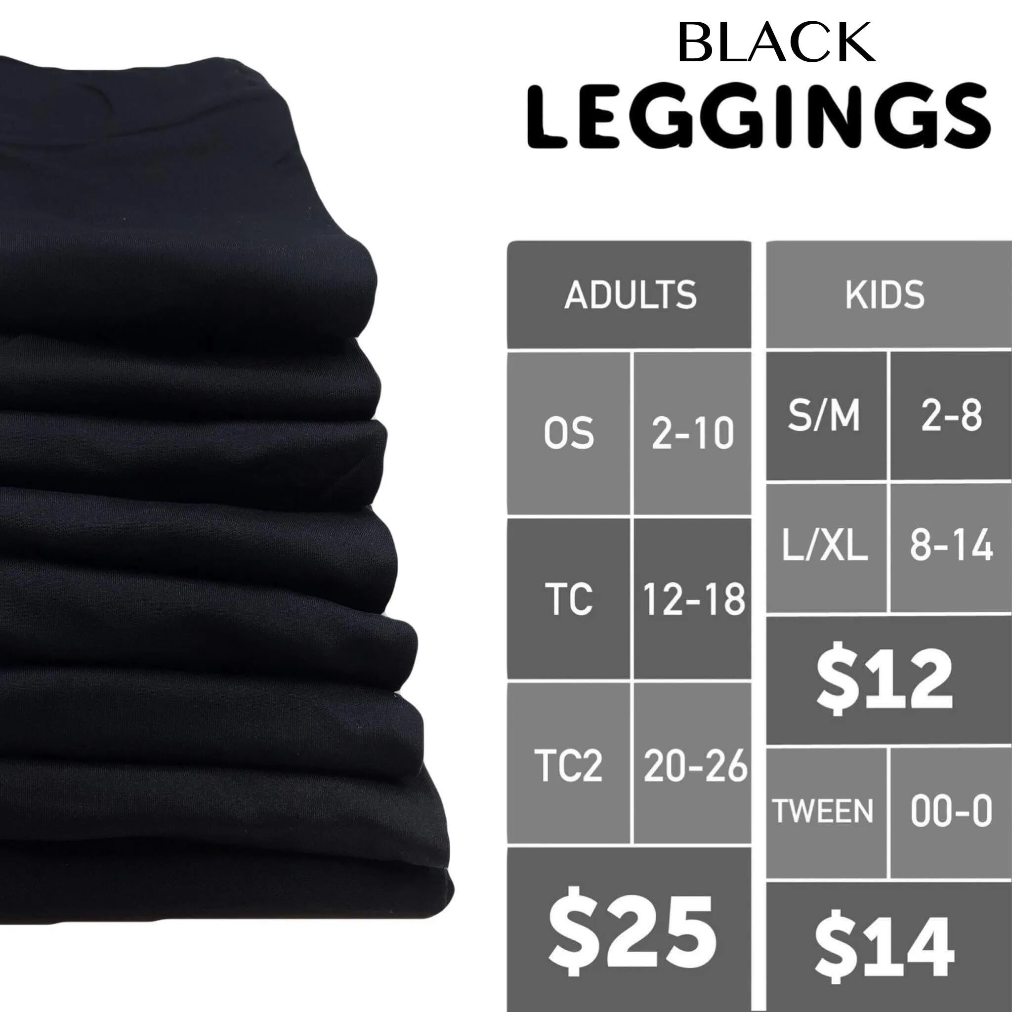 BLACK LEGGINGS