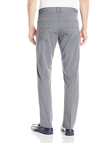 Calvin Klein Men's Slim Fit 5 Pocket Mini Stripe Stretch Pant
