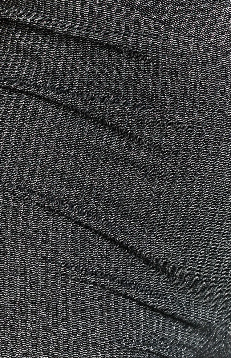 Cher Rib Pants Black