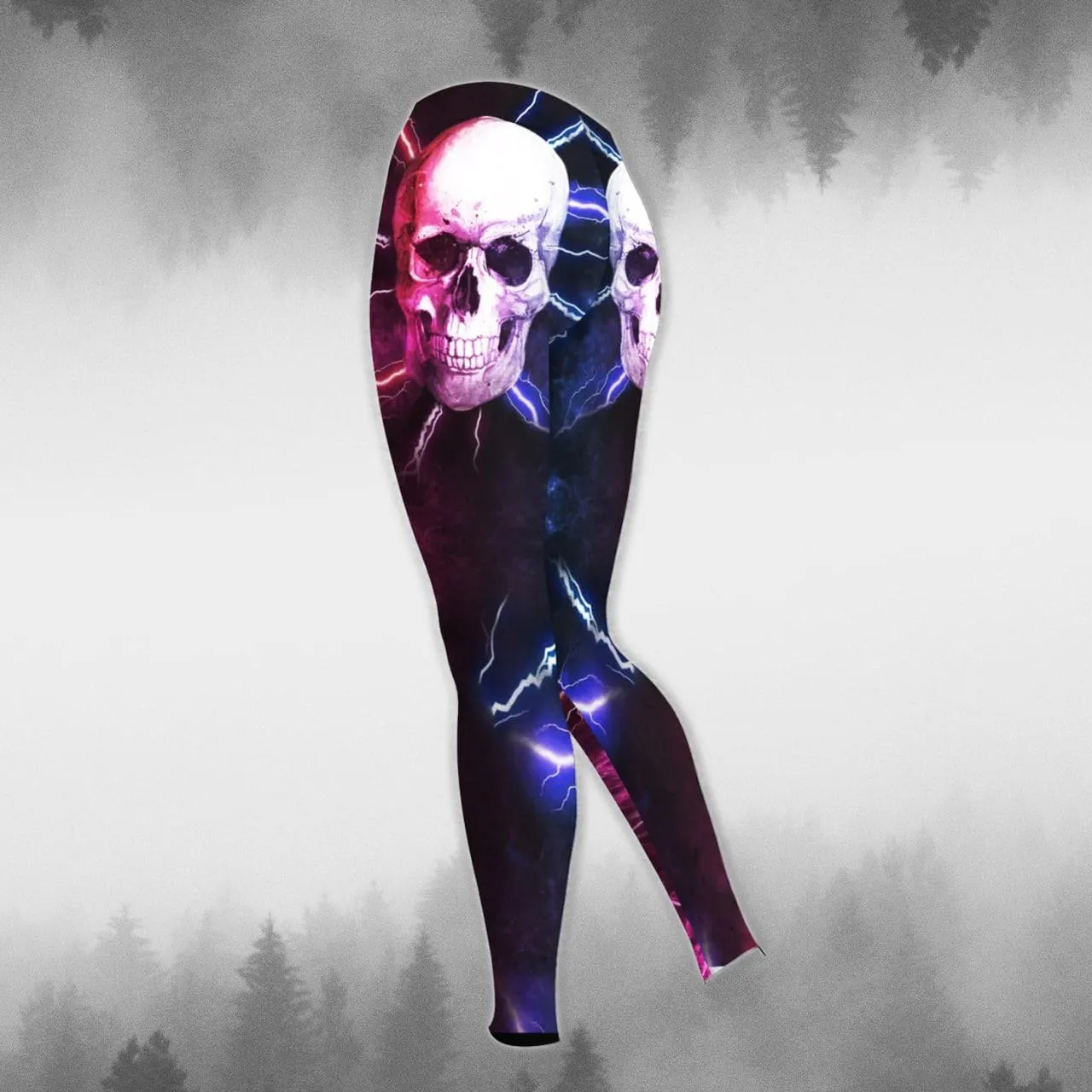 Electronic Skull Combo Hoodie and Leggings
