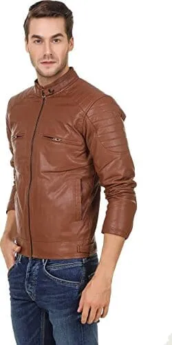 Garmadian Men's Solid Regular Jacket