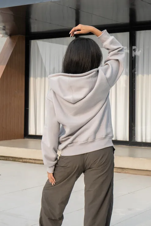 Grey Oversized Hoodie