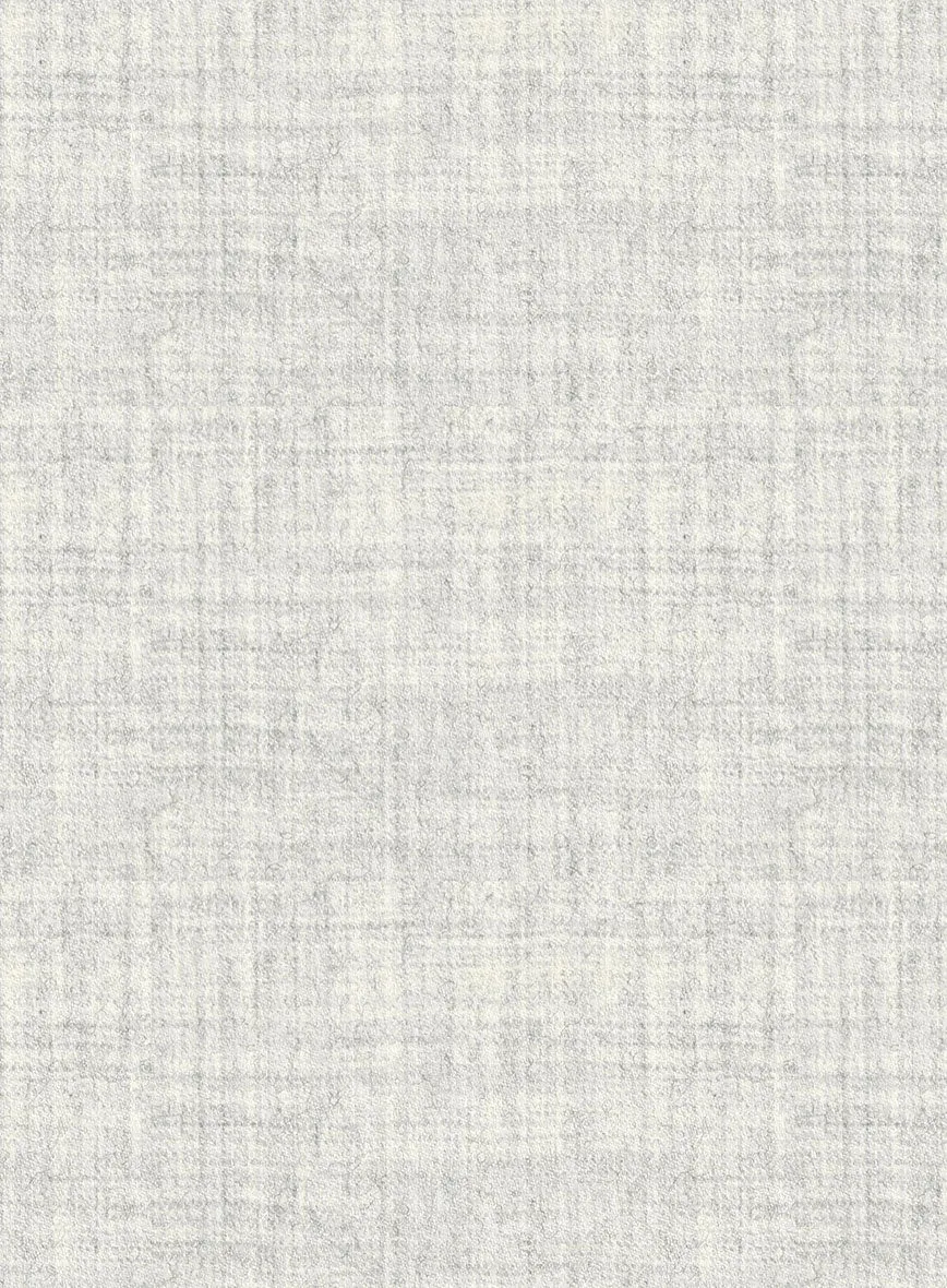 Italian Aime Ivory Gray Wool Suit