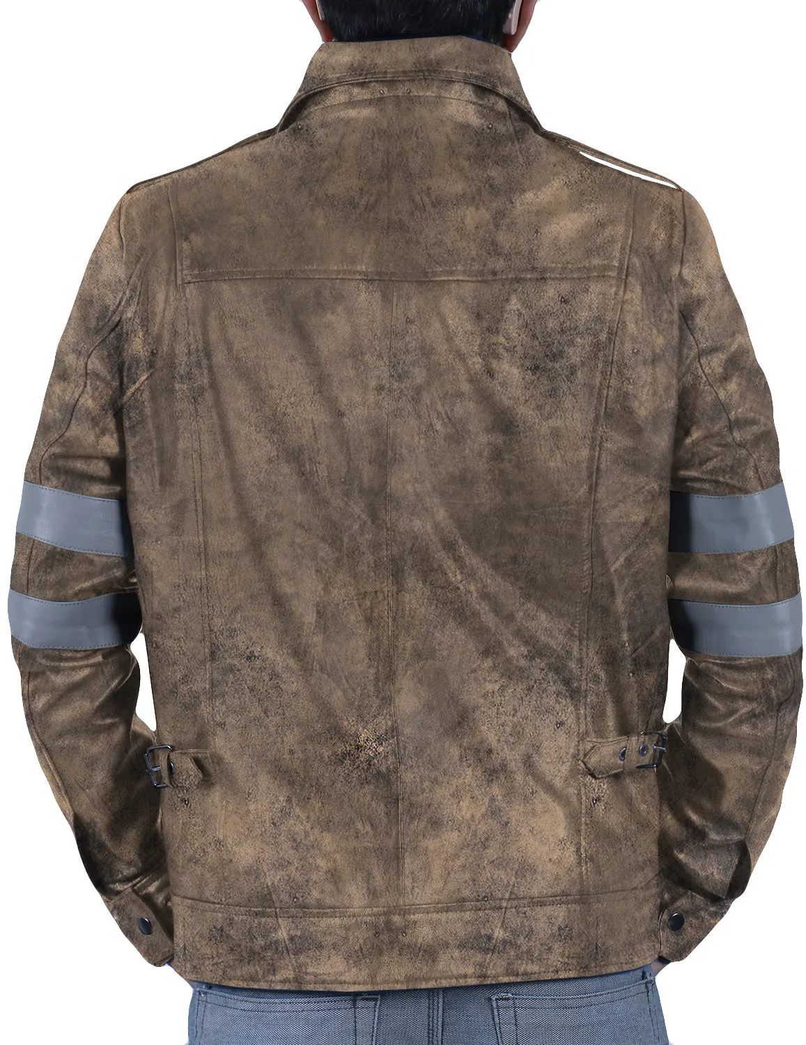 Leather Jackets Hub Mens Genuine Lambskin Leather Jacket (Black, Field Jacket) - 1501127