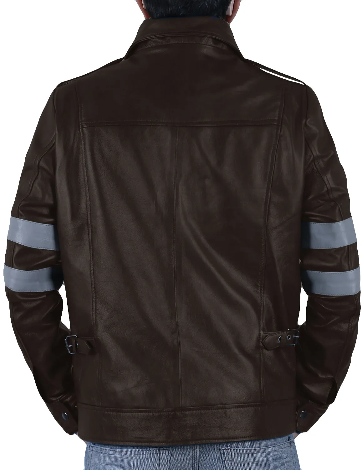 Leather Jackets Hub Mens Genuine Lambskin Leather Jacket (Black, Field Jacket) - 1501127