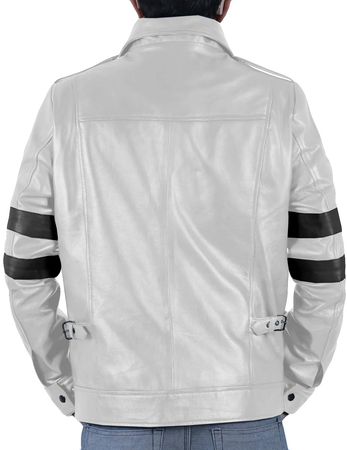 Leather Jackets Hub Mens Genuine Lambskin Leather Jacket (Black, Field Jacket) - 1501127