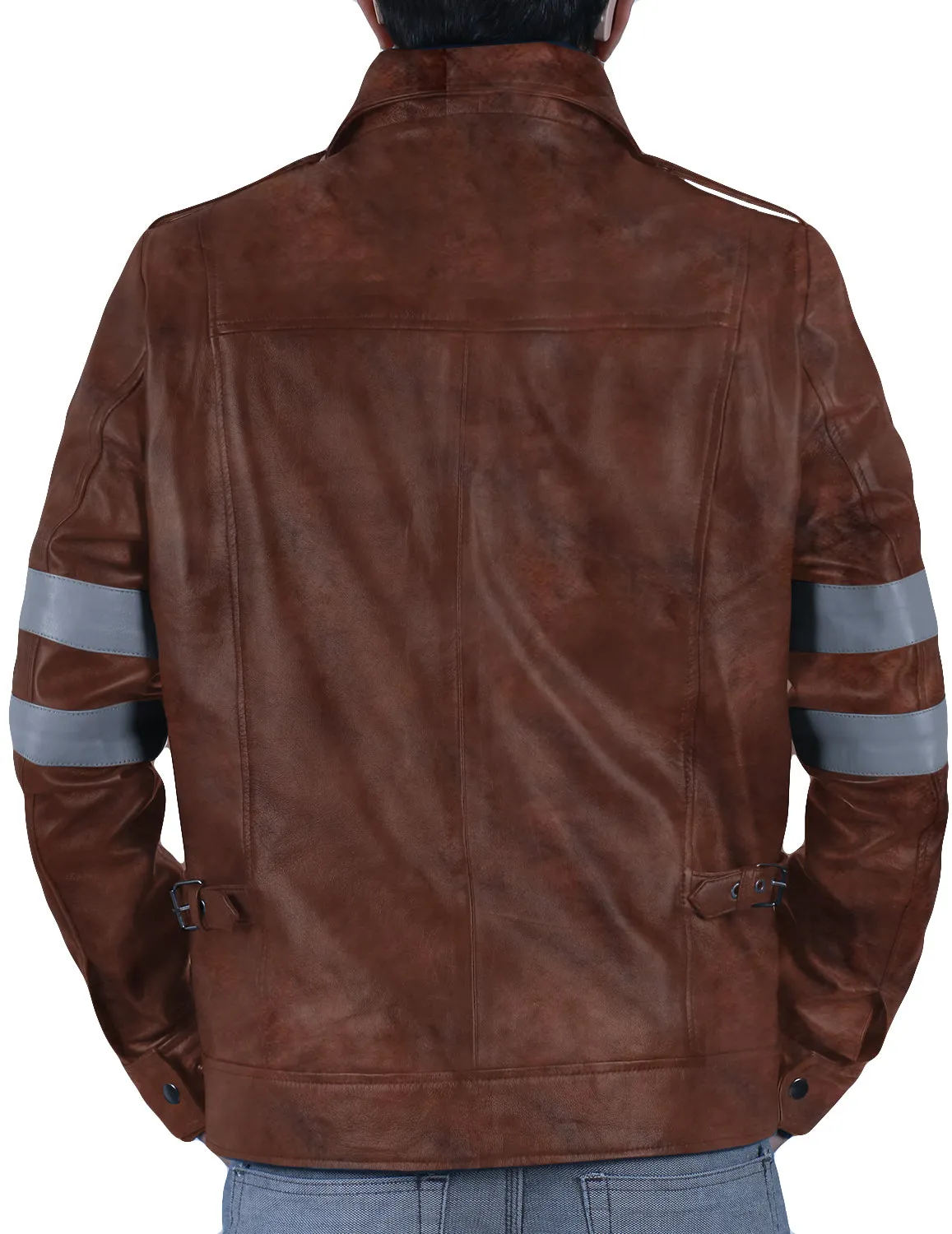 Leather Jackets Hub Mens Genuine Lambskin Leather Jacket (Black, Field Jacket) - 1501127