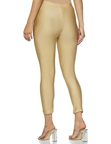 Max Women's Regular Fit Gold Leggings XL