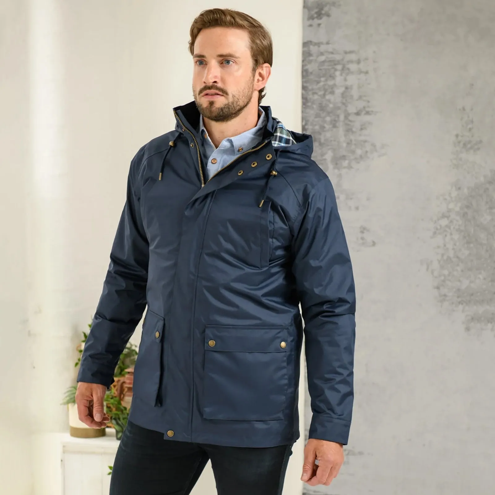 Mens Oxford Coat Navy