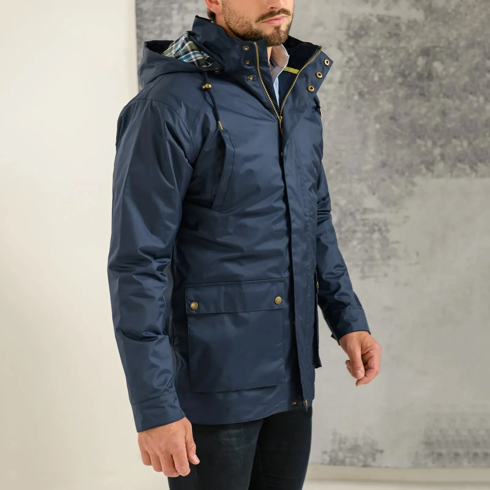 Mens Oxford Coat Navy
