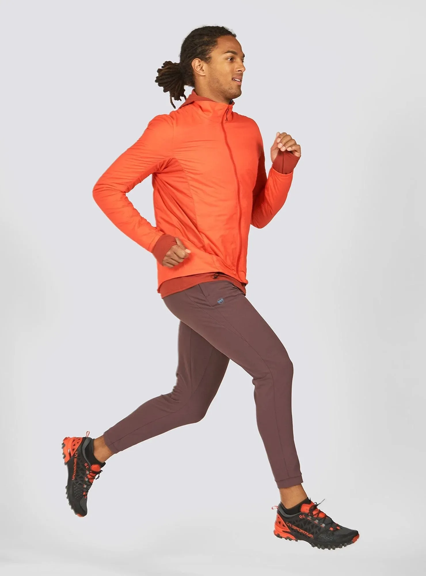 Men’s Thermal Zephyr Runner Jacket (Cardinal)