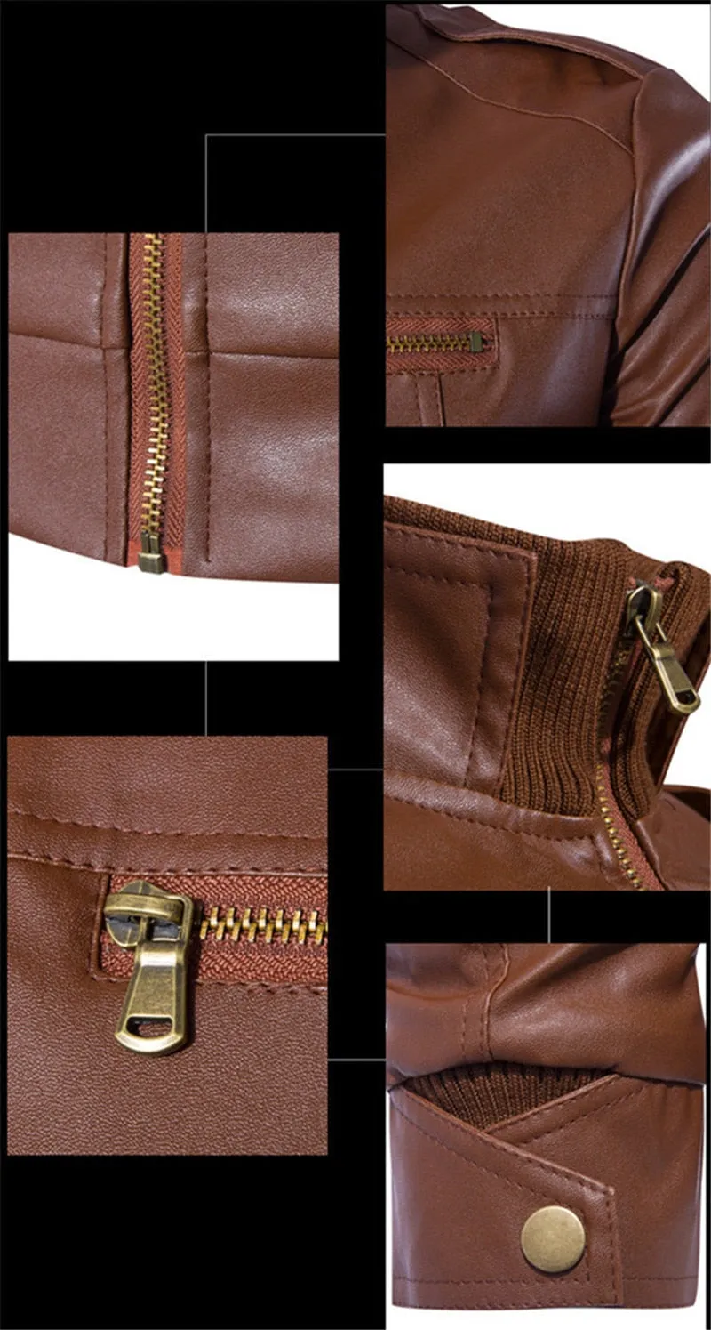 Motorcycle Leather fashion Jackets