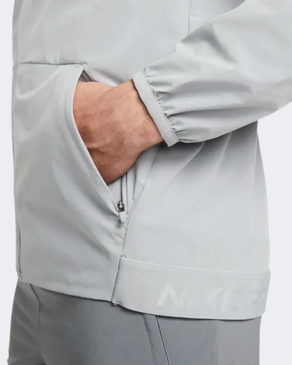 Nike Pro Dri-Fit Flex Vent Max Men Training Jacket Grey/Black Dm5946-073