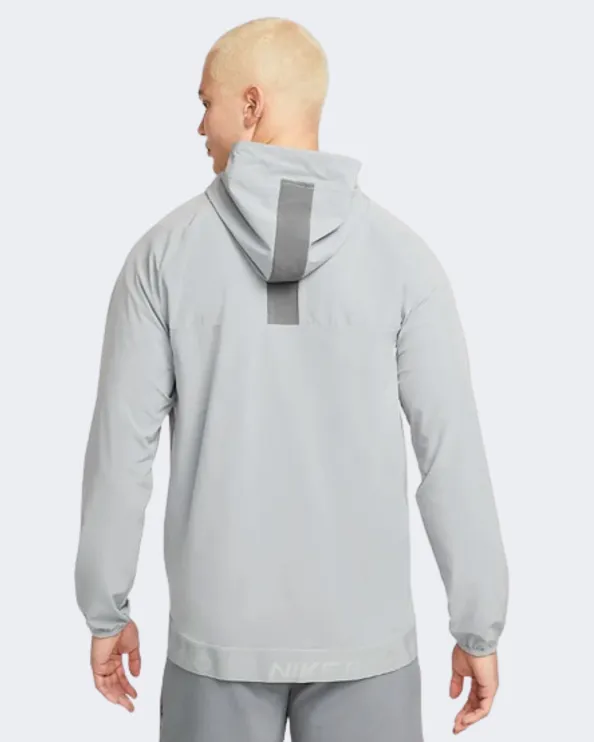 Nike Pro Dri-Fit Flex Vent Max Men Training Jacket Grey/Black Dm5946-073