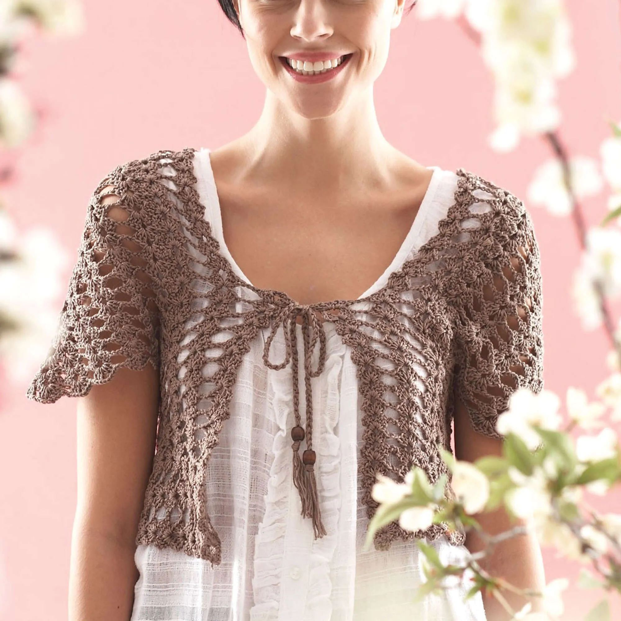 Patons Crochet From The Middle Bolero
