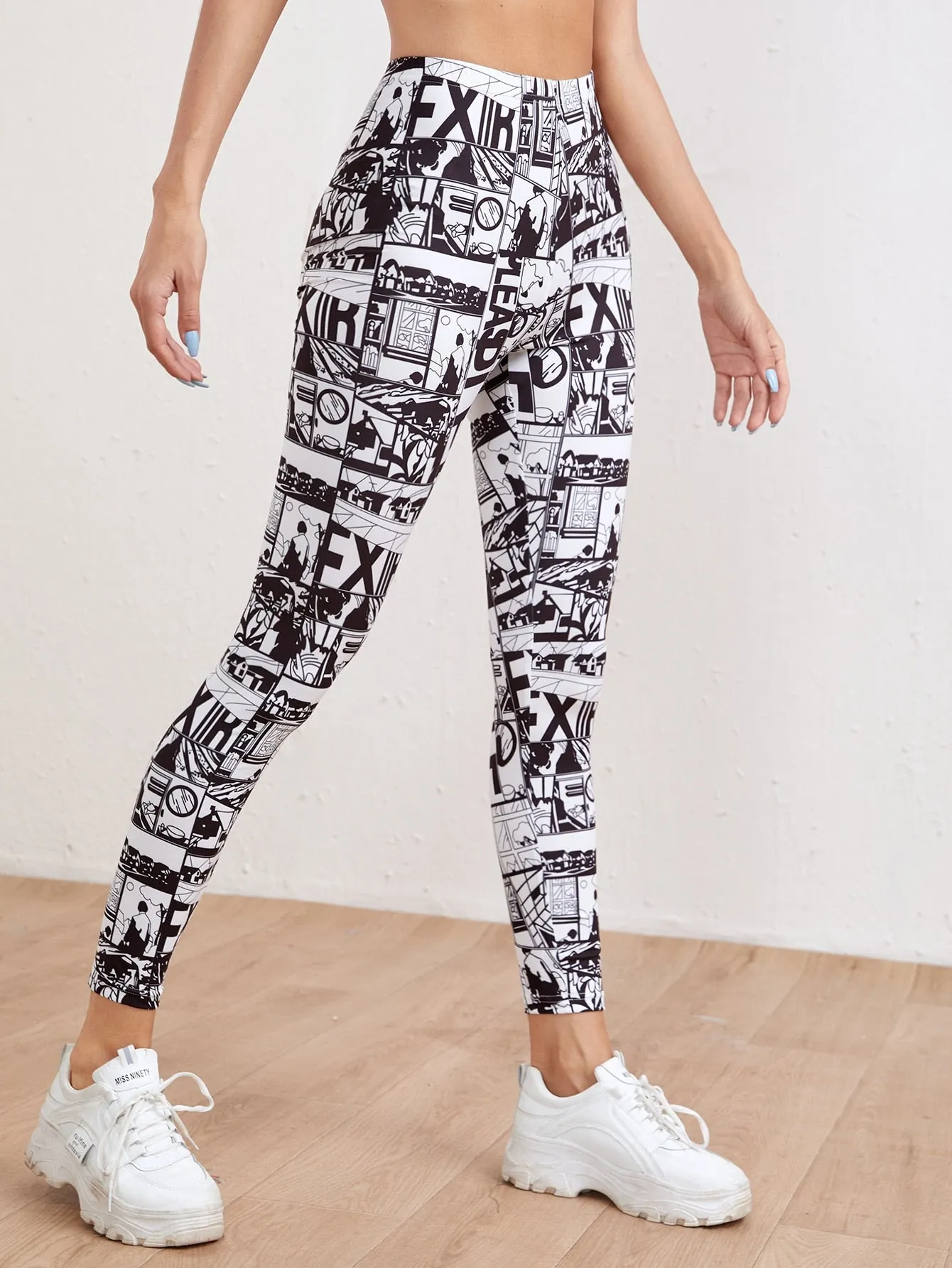 Pop Art Print Leggings