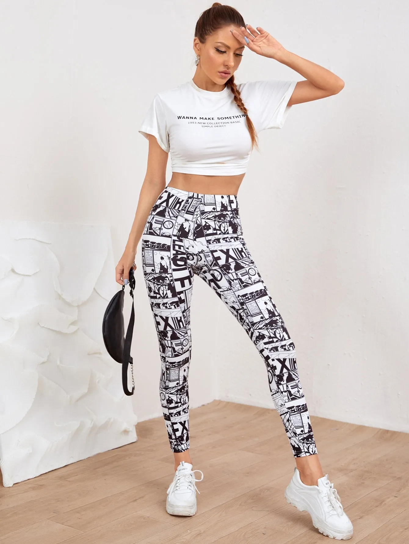 Pop Art Print Leggings