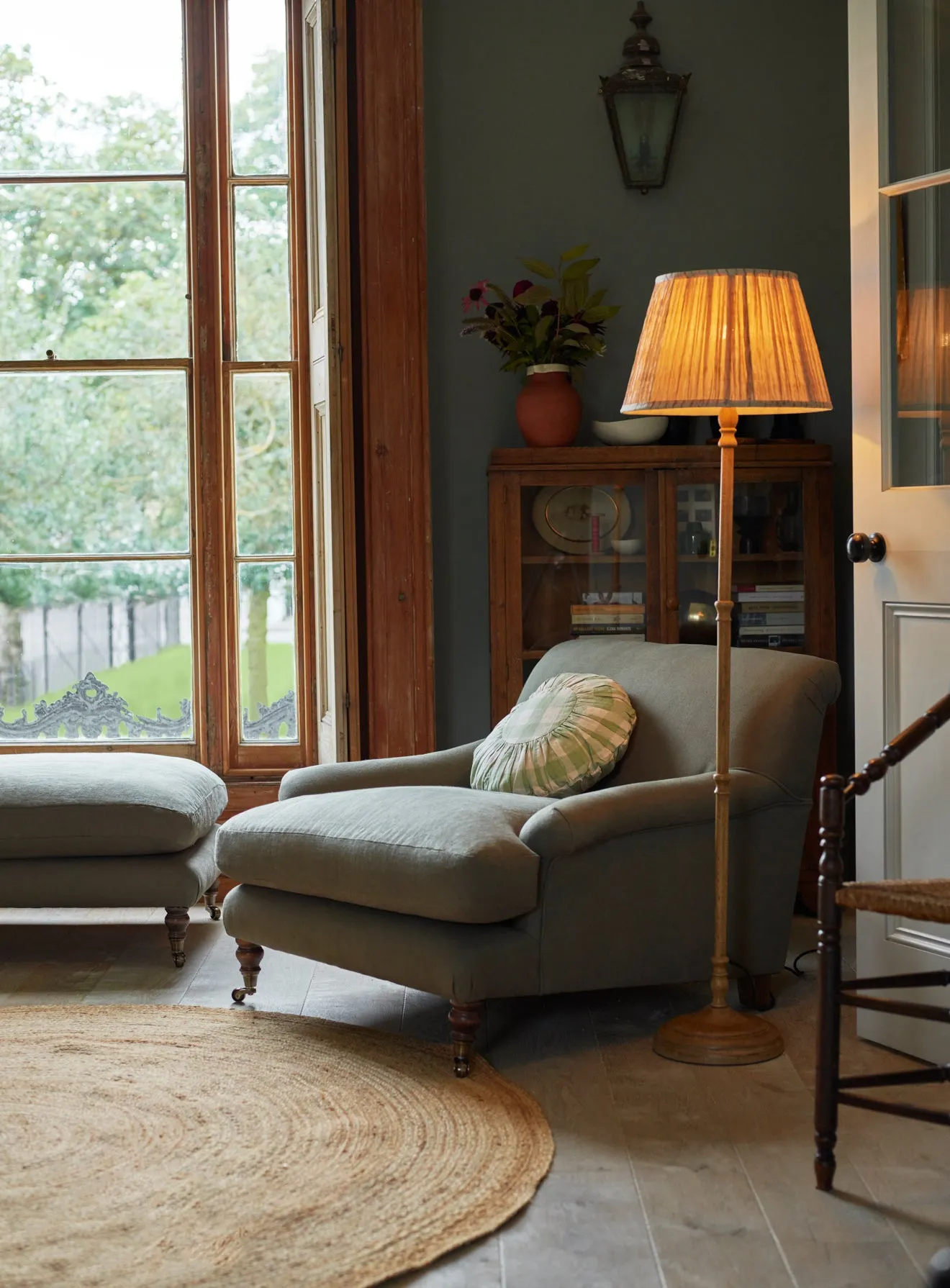 Remy Armchair, Ecru Linen