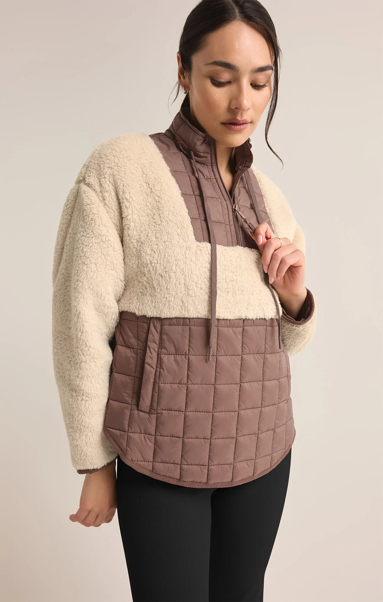 Road Tripper Sherpa Quilted Nylon Jacket