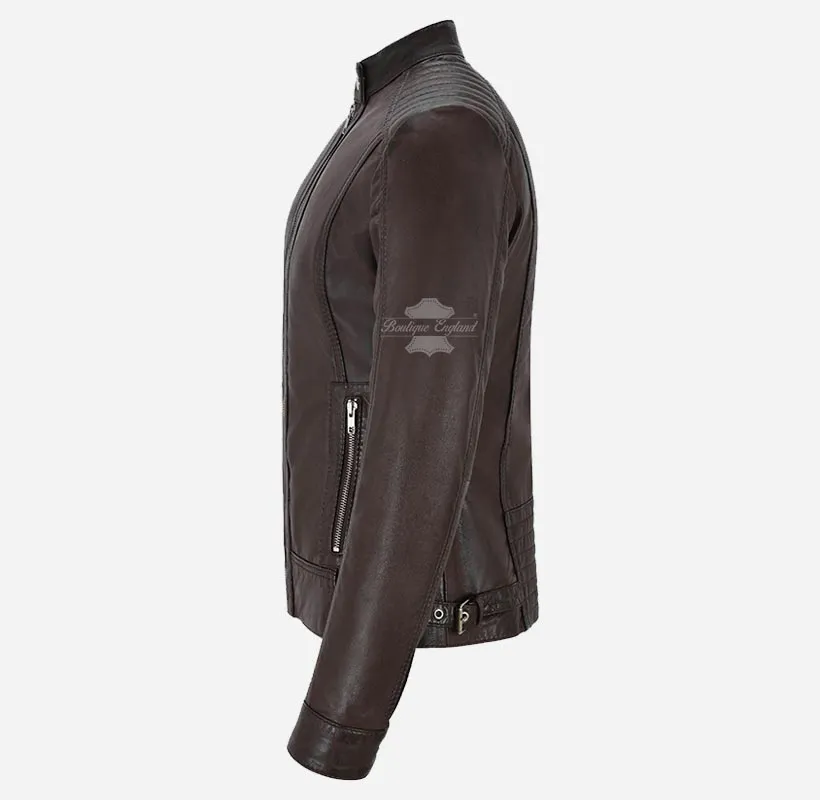 Seraphic Ladies Biker Leather Jacket Slim Fit Leather Jacket