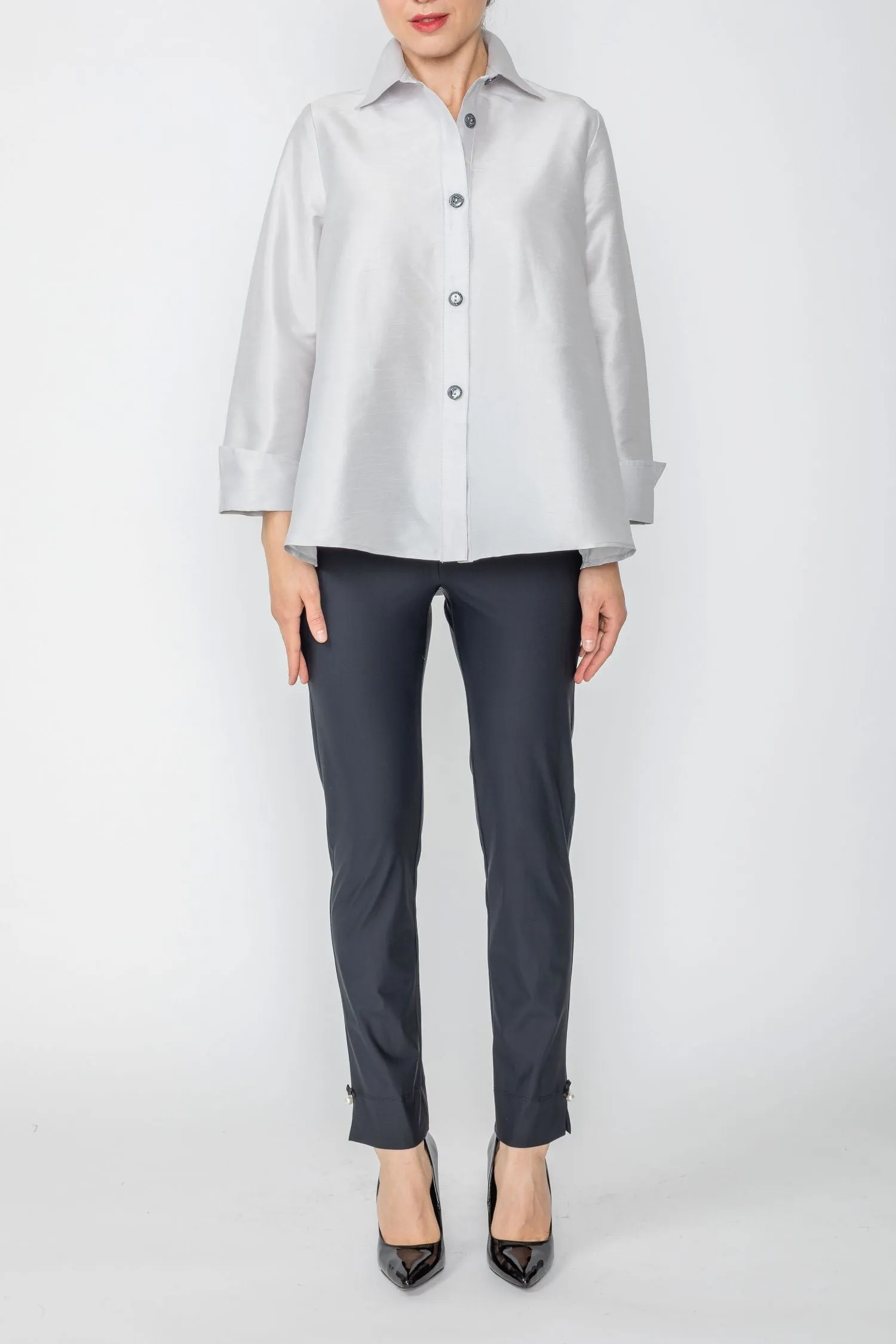Silver Design Cuff & Back Placket Detail Jacket