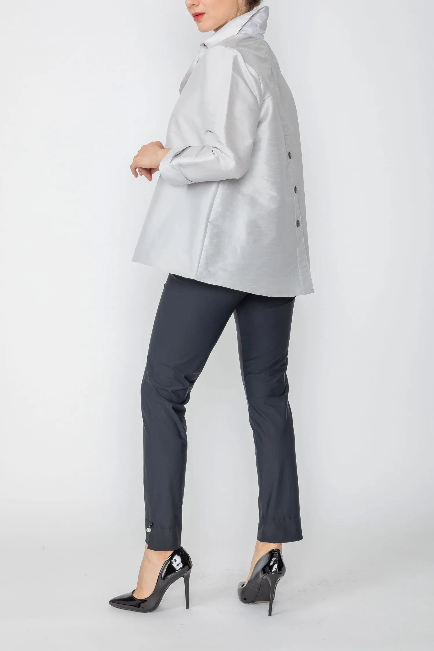 Silver Design Cuff & Back Placket Detail Jacket