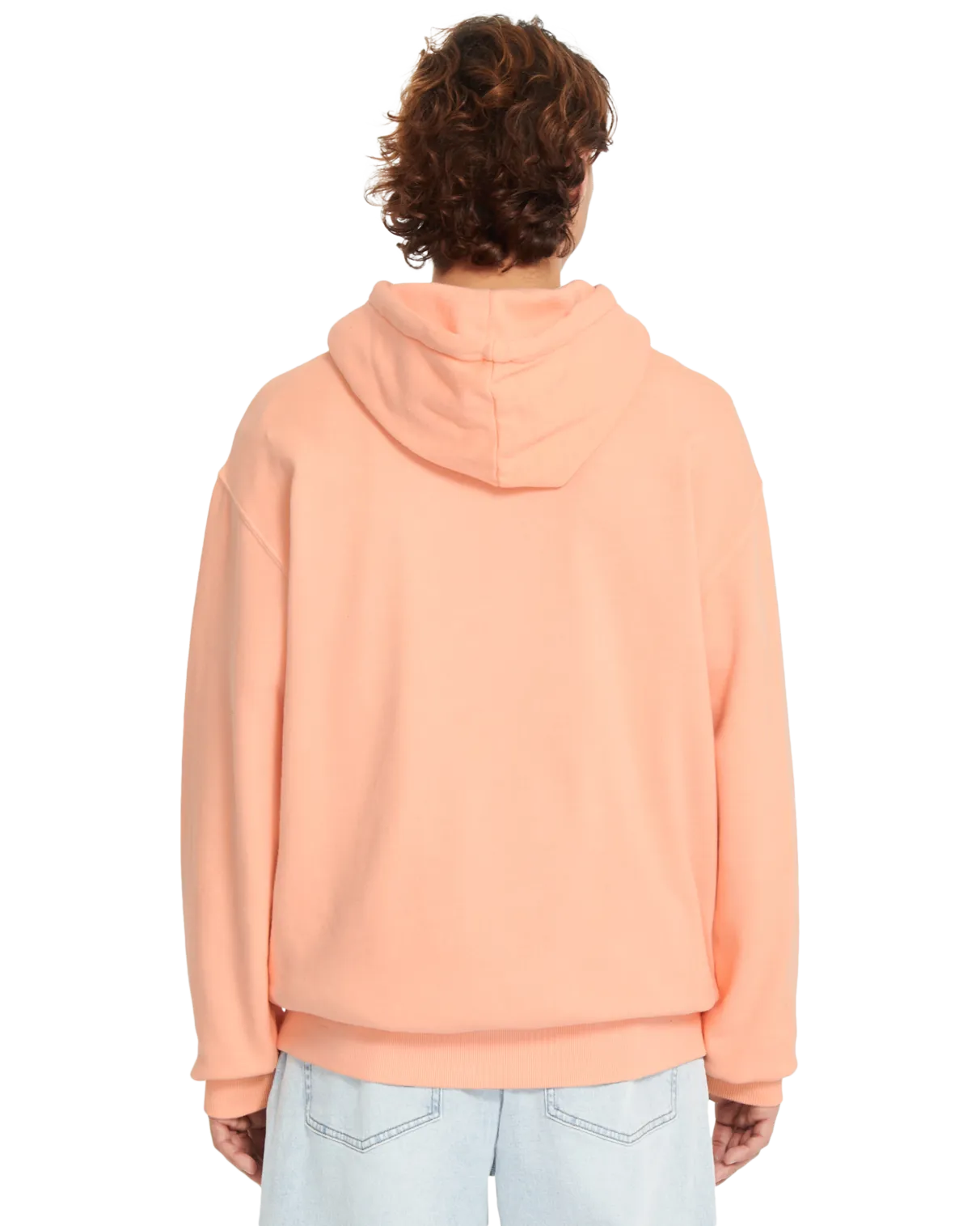 Single Stone Pullover Hoodie in Pale Peach