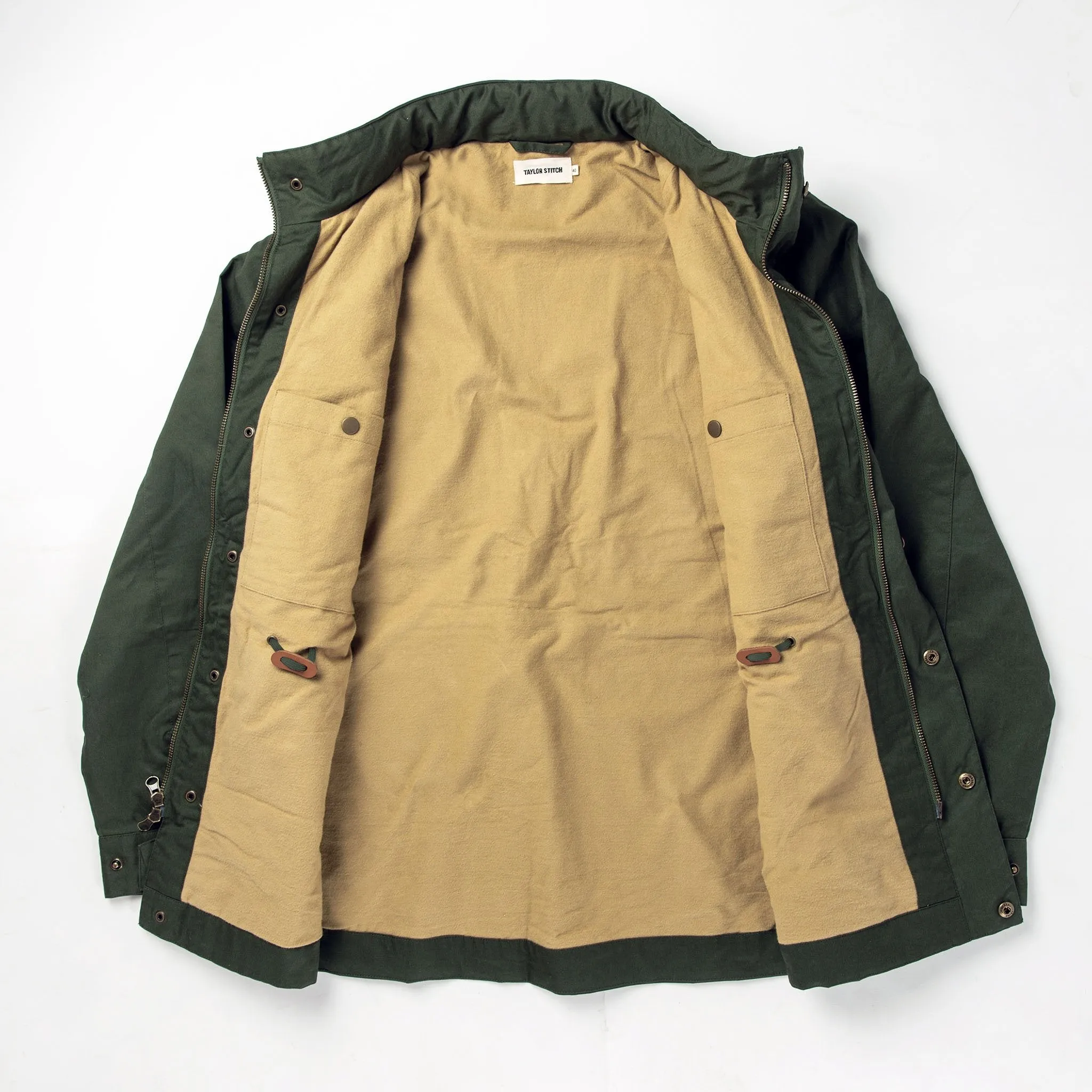 The Harris Jacket in Forest Dry Wax