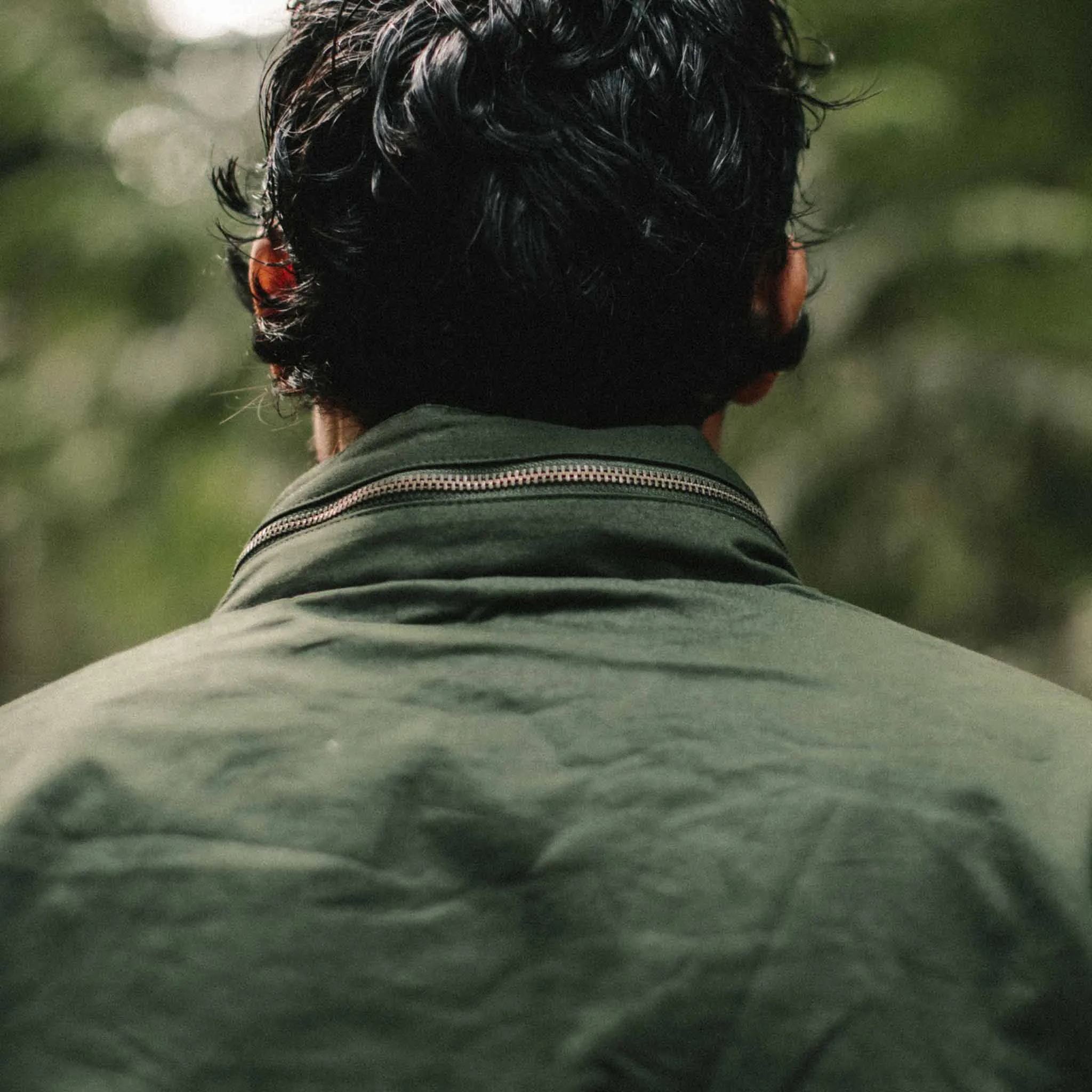The Harris Jacket in Forest Dry Wax