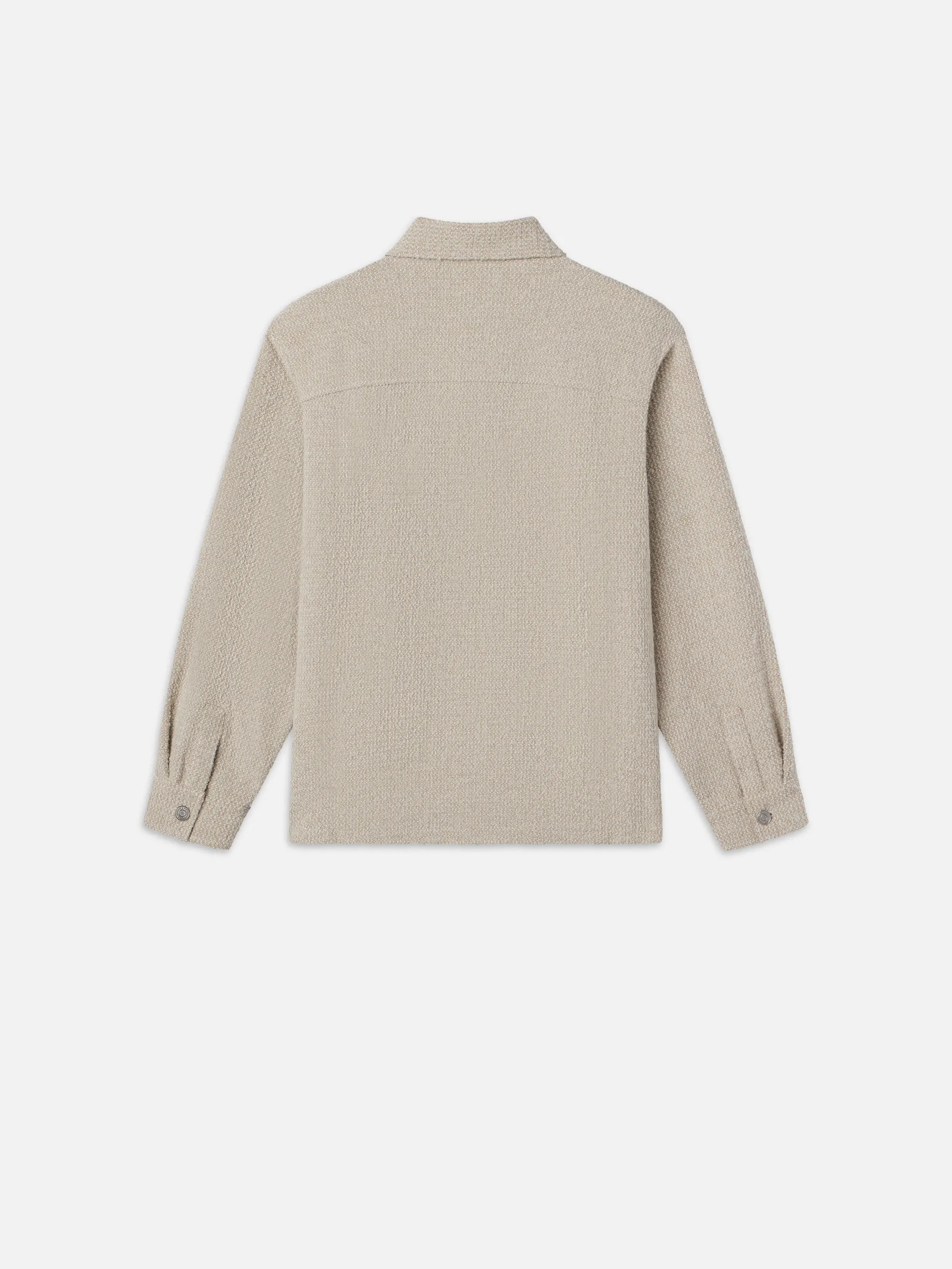 Tweed Overshirt Jacket -- Dove Tweed