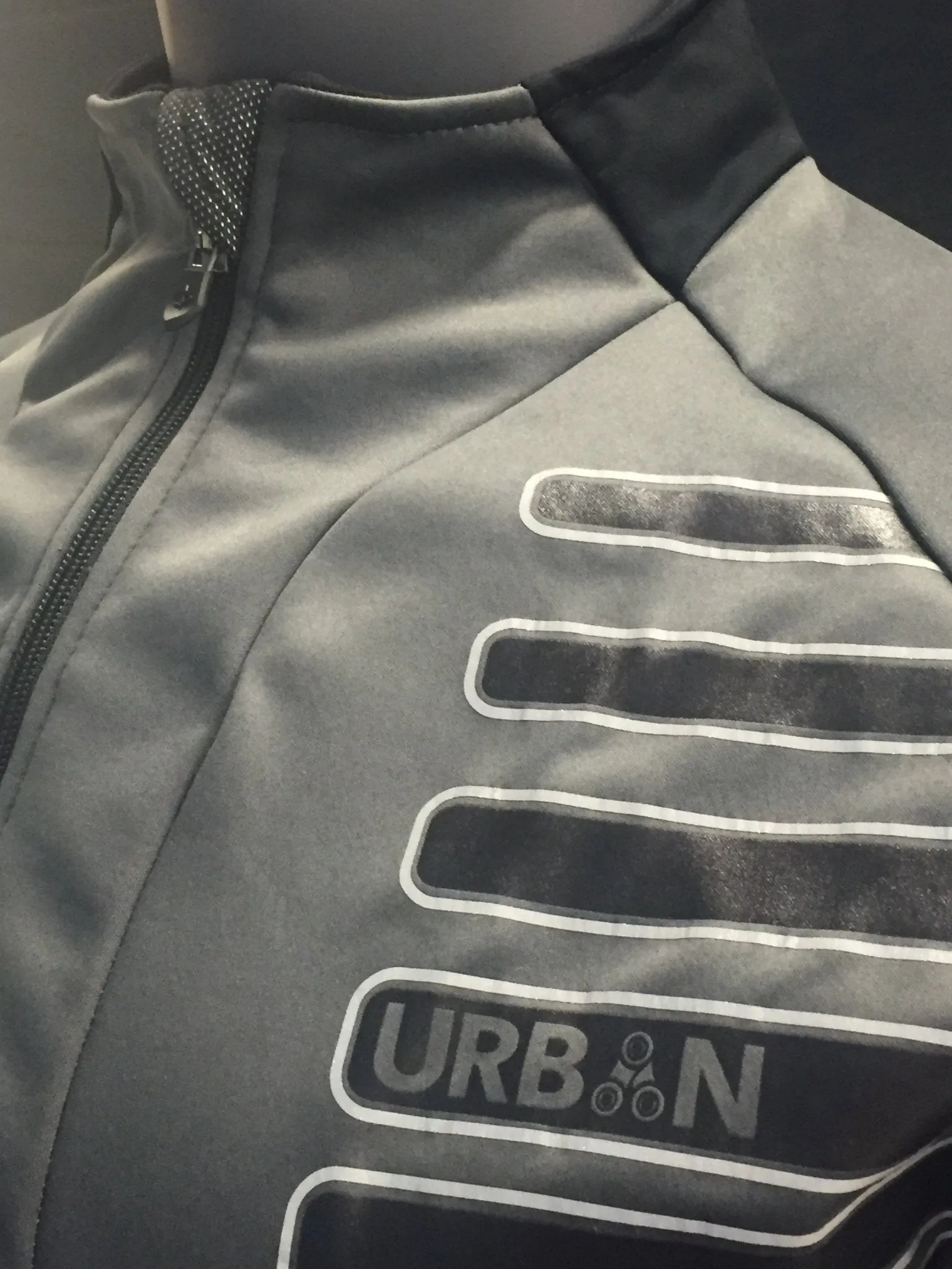 Urban Cycling Reflector Winter Softshell Thermal Jersey Jacket