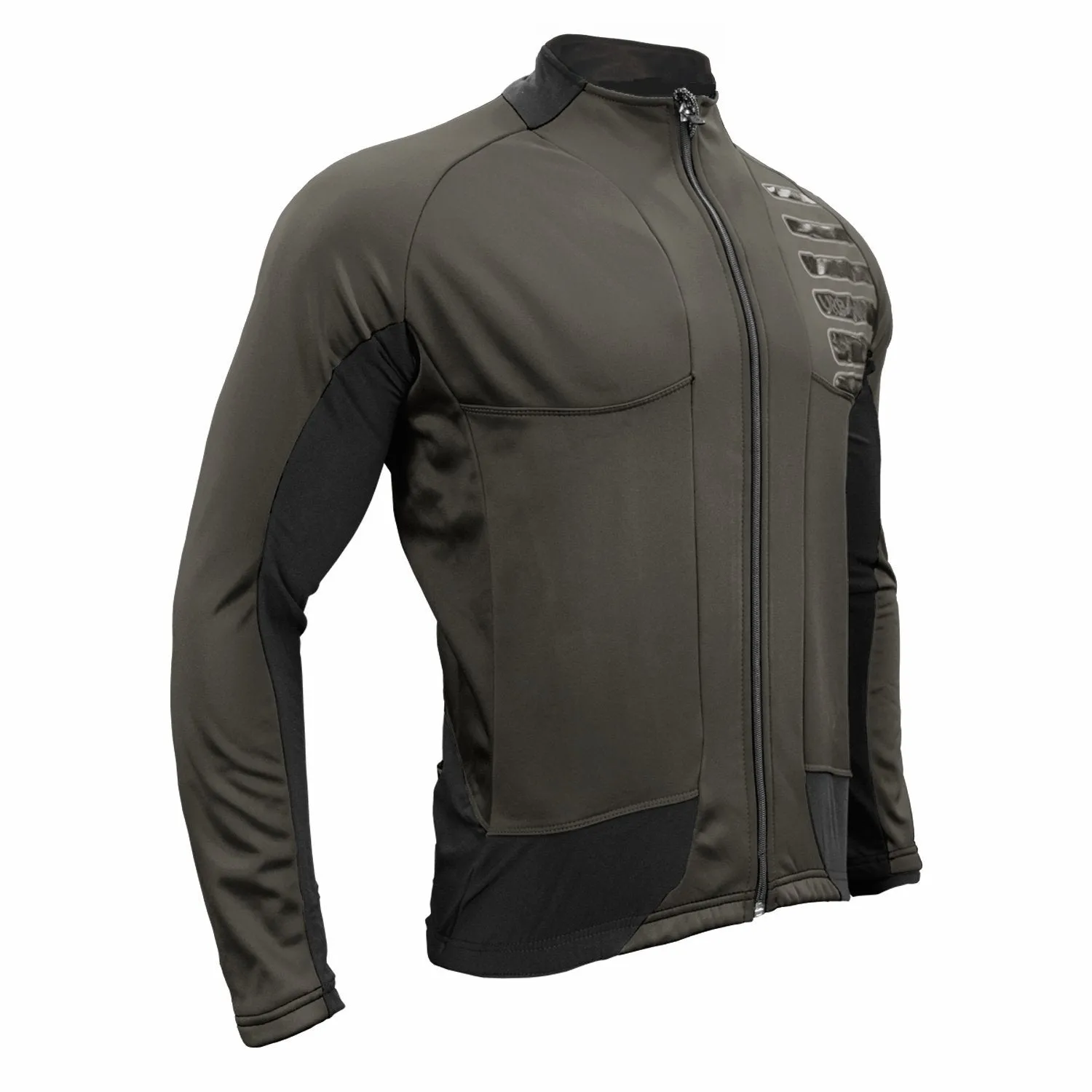 Urban Cycling Reflector Winter Softshell Thermal Jersey Jacket