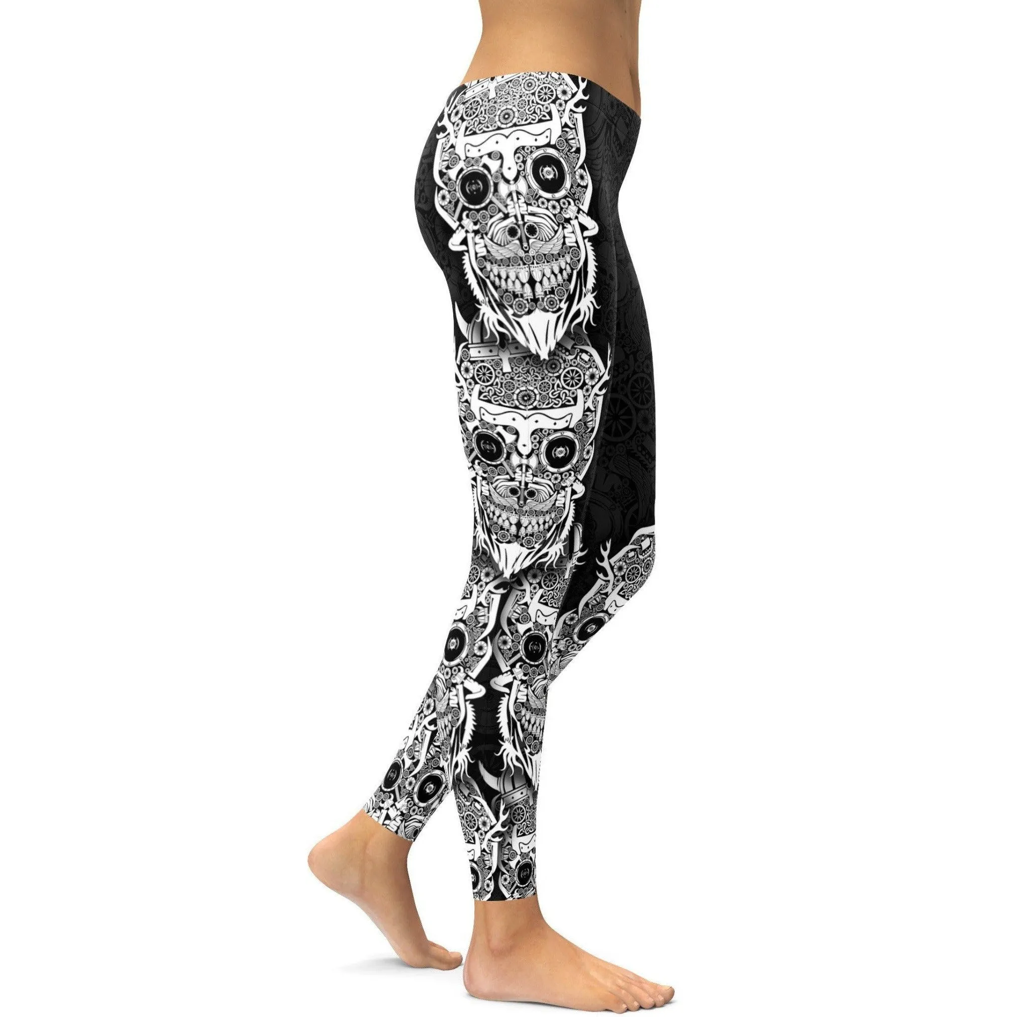 Vikings Skull Leggings