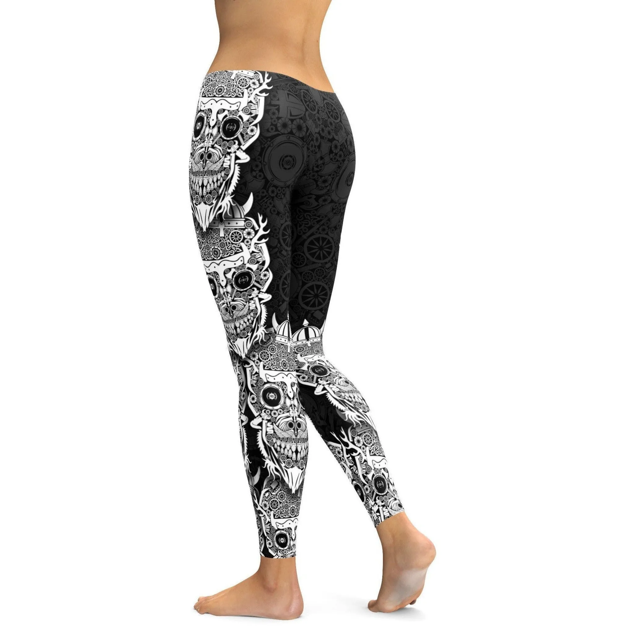 Vikings Skull Leggings