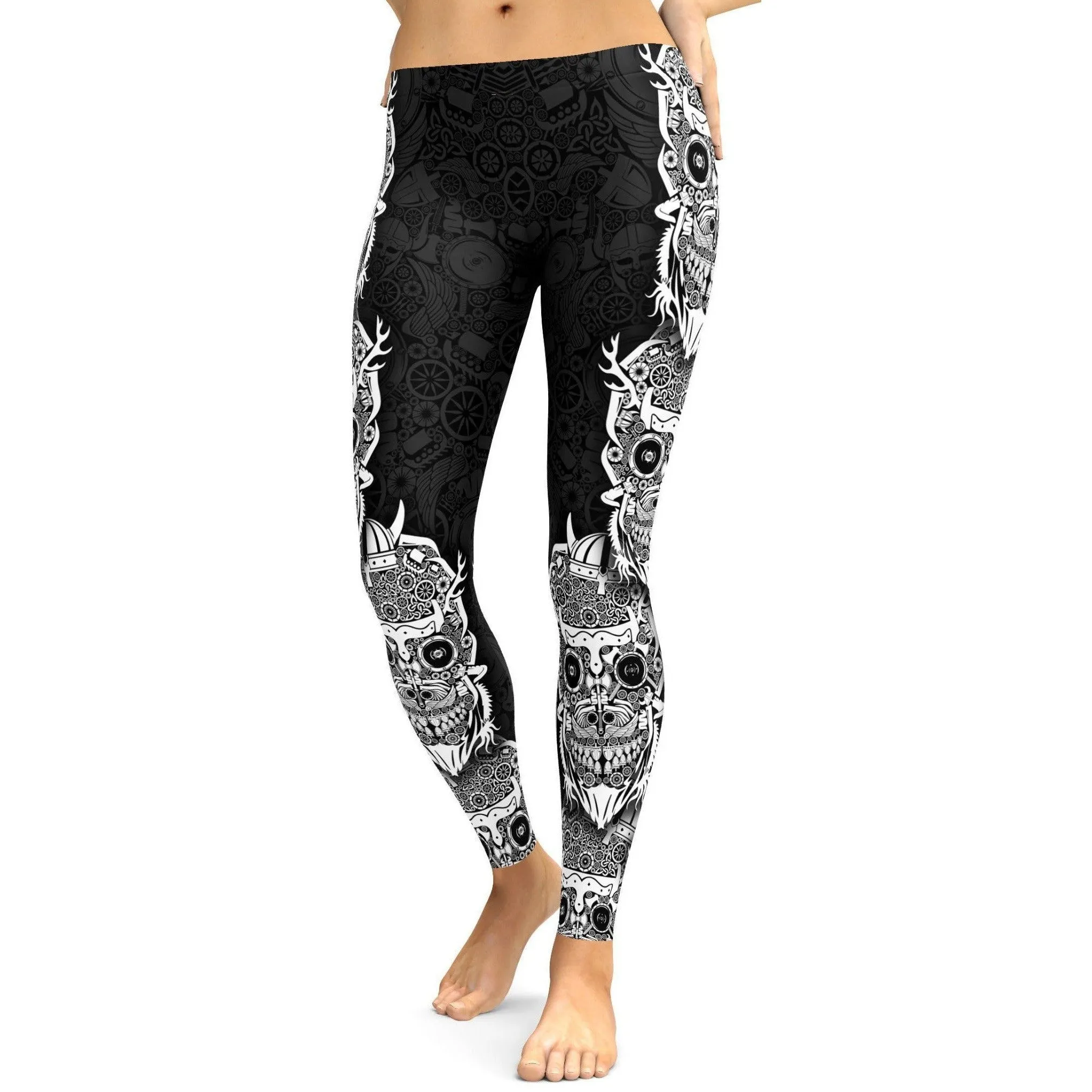 Vikings Skull Leggings