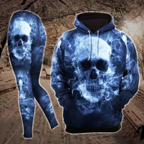 Winter Color Skull Combo Hoodie and Leggings