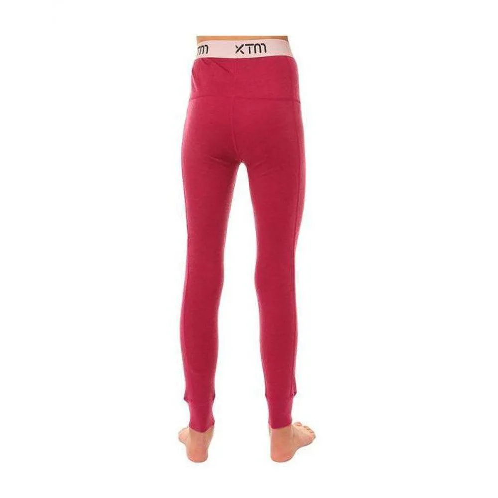 XTM Kid's Merino Pant - Burgundy | UPF 50  | 100% fine Australian Merino
